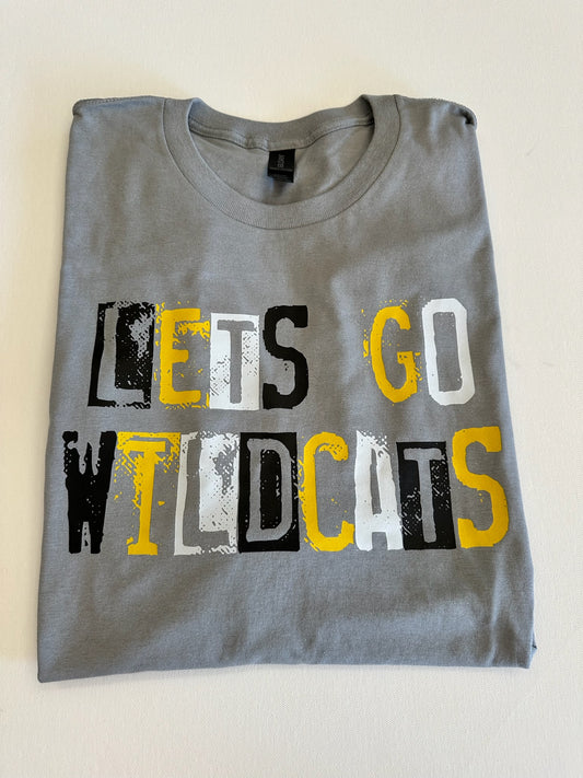 Cayuga Wildcats Ink Stamp Spirit Tee