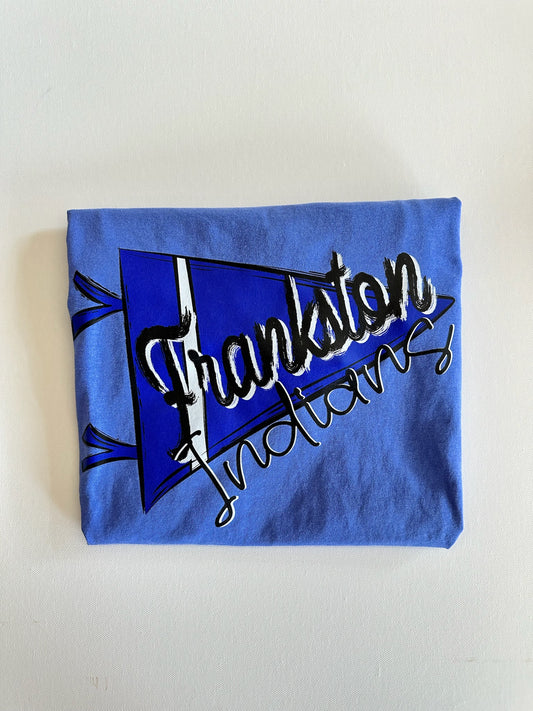 Frankston Indians Script Pennant Spirit Tee
