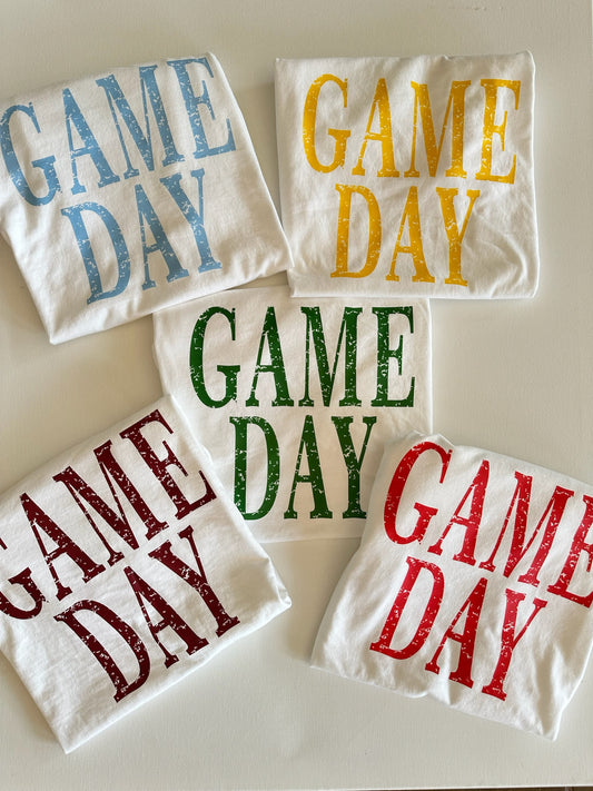 Distressed Game Day Spirit Tee