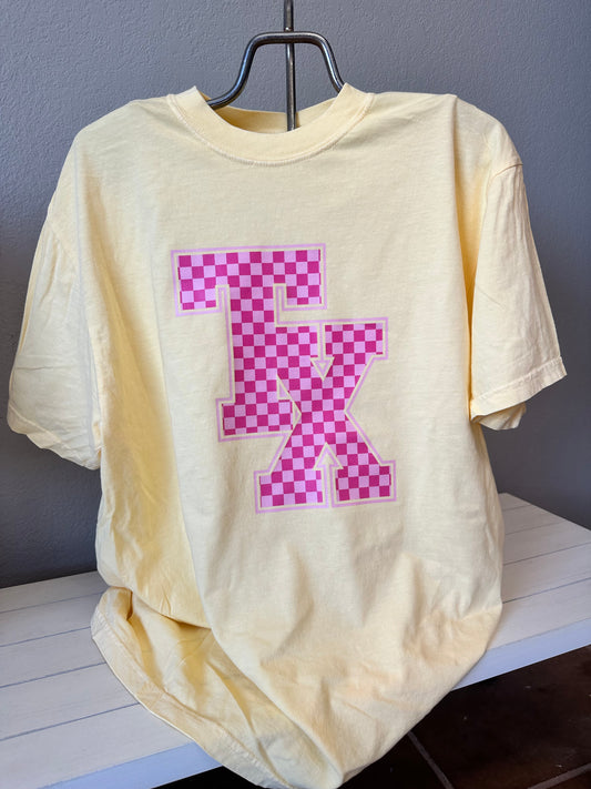 Checkered TX-Graphic Tee