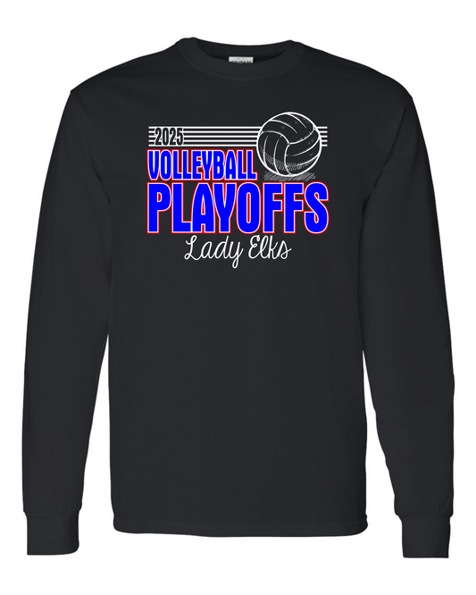 Elkhart Volleyball Playoffs 2025-Long Sleeve T-shirt