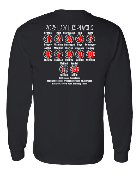 Elkhart Volleyball Playoffs 2025-Long Sleeve T-shirt