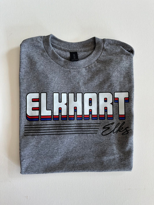 Elkhart Elks Retro Line Spirit Tee