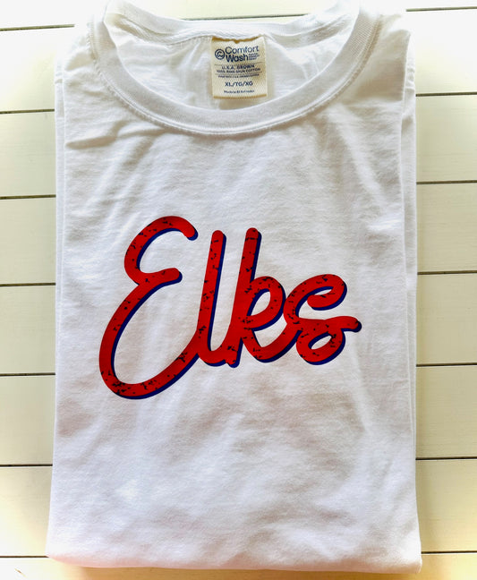 Elkhart Elks School Script Spirit Tee