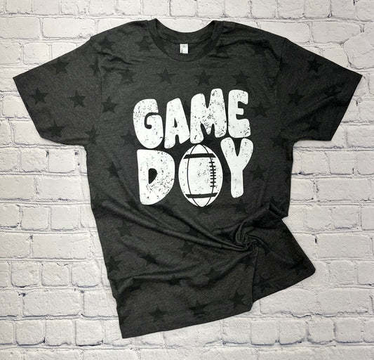 Football Game Day Stars Graphic Tee