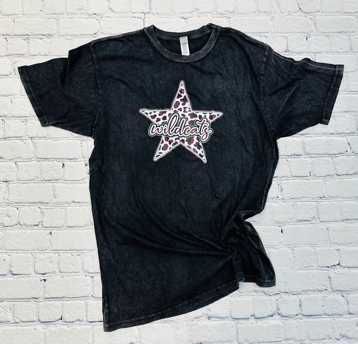Palestine Wildcats Leopard Star Spirit Tee