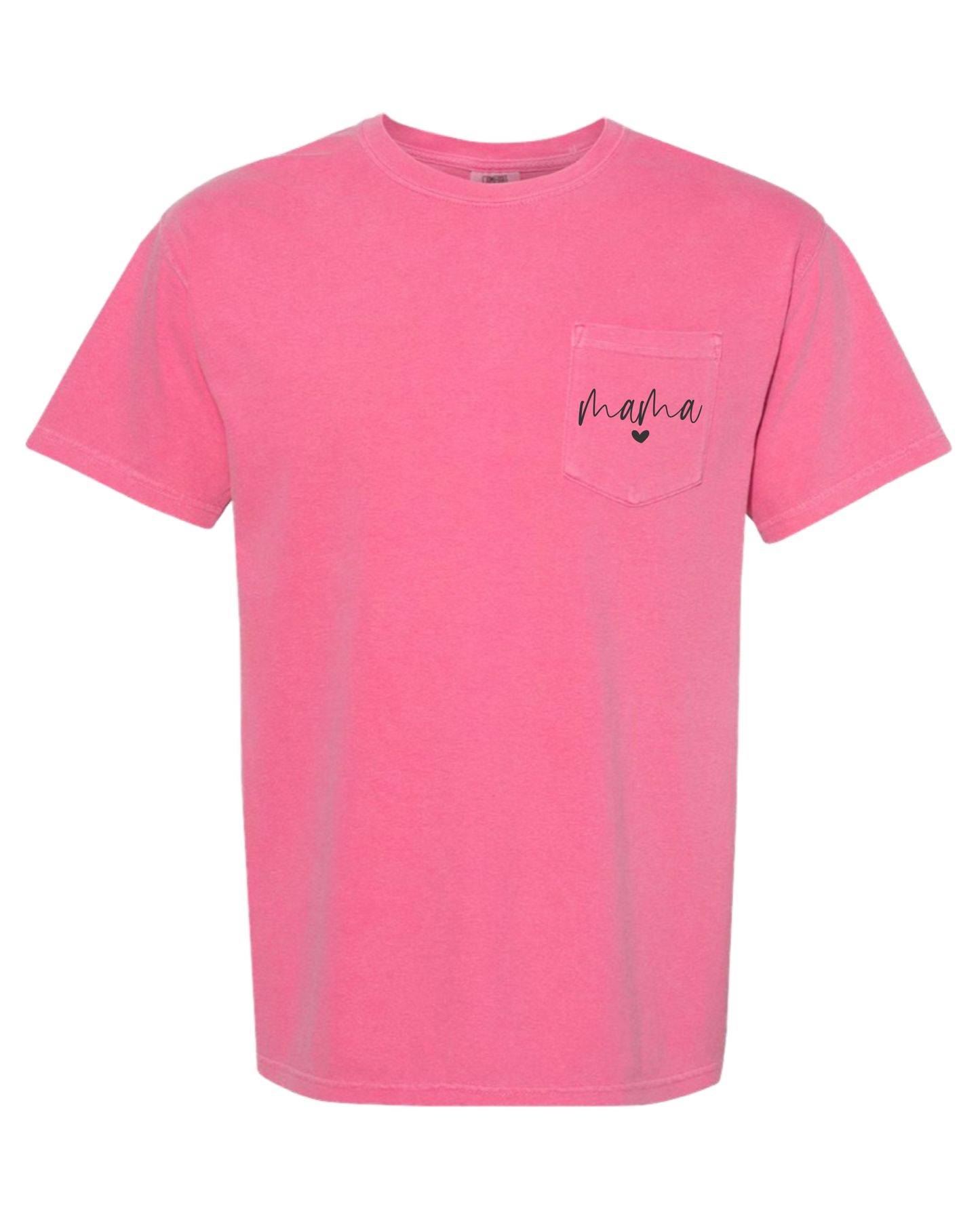 Hot Pink Pocket Mama Graphic Tee