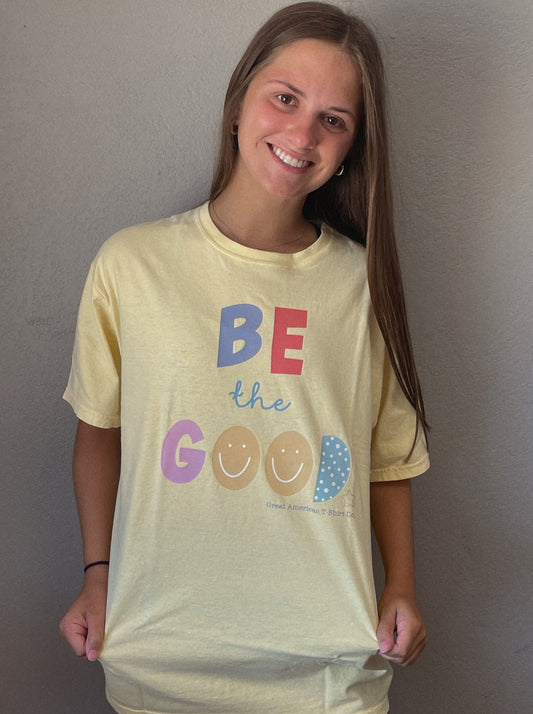 Yellow Be The Good Graphic Tee