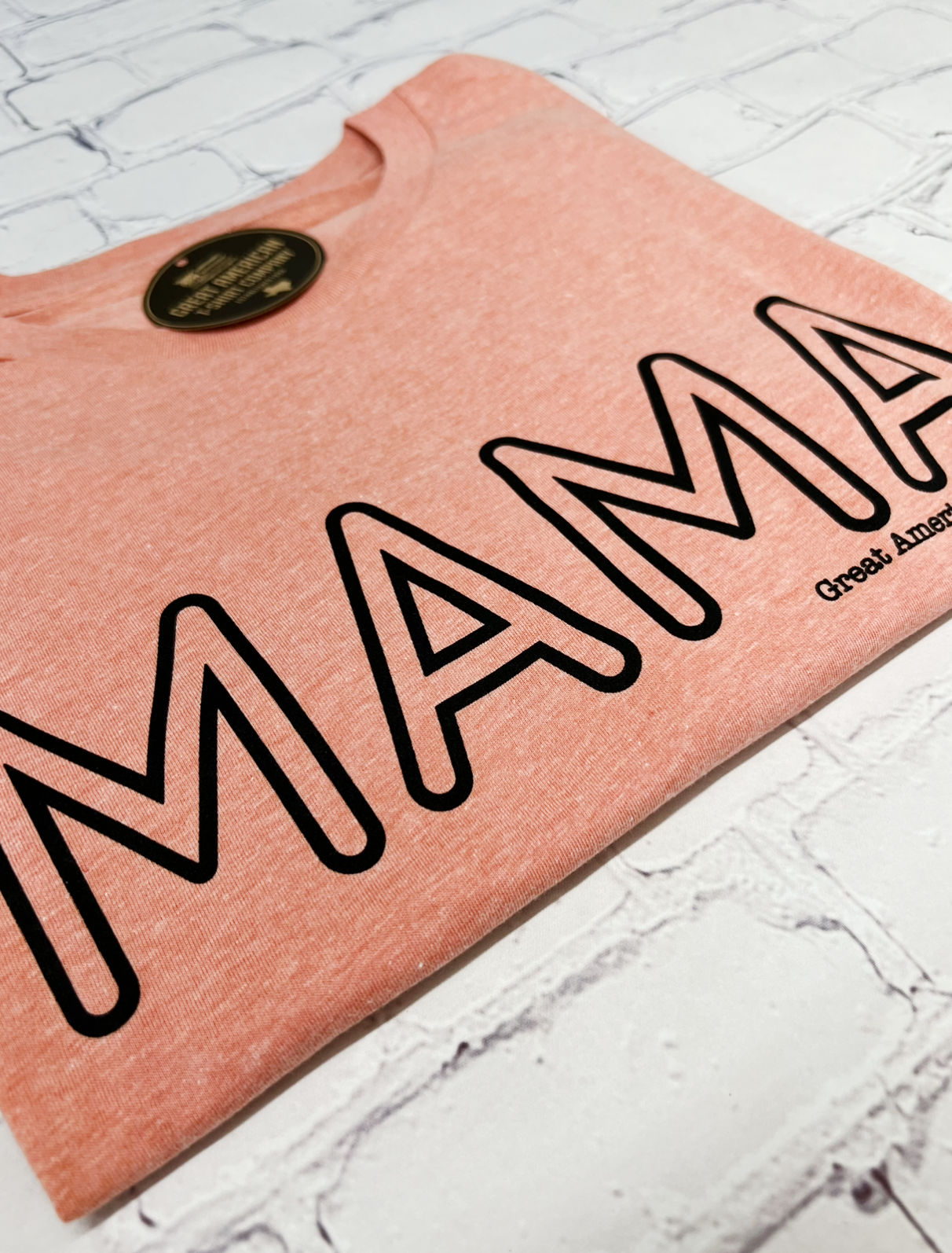 Heather Sunset Mama Graphic Tee