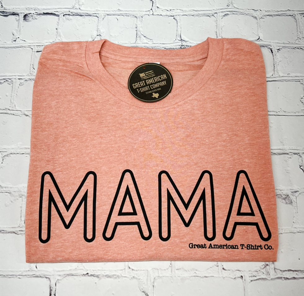 Heather Sunset Mama Graphic Tee