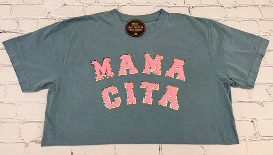 Mamacita Glitter Patch Graphic Tee