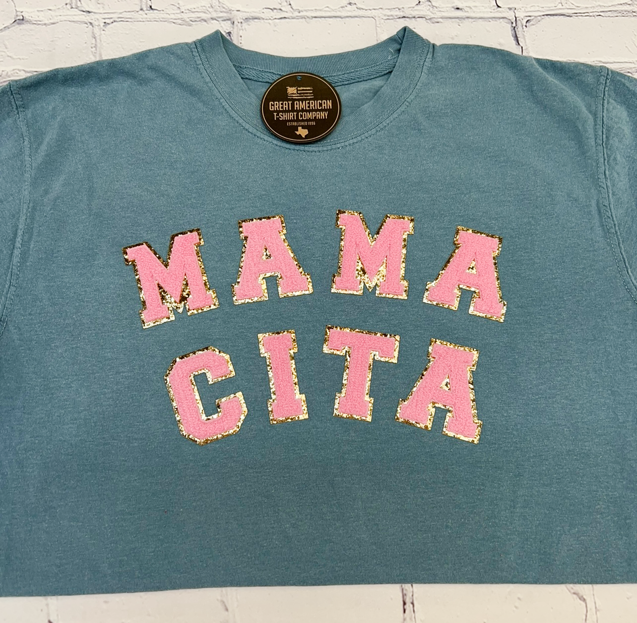 Mamacita Glitter Patch Graphic Tee