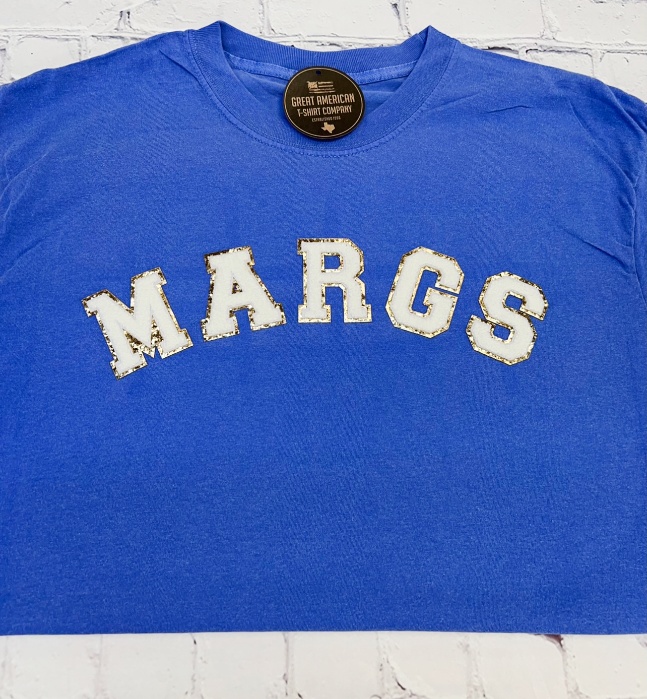 Margs Glitter Patch Graphic Tee