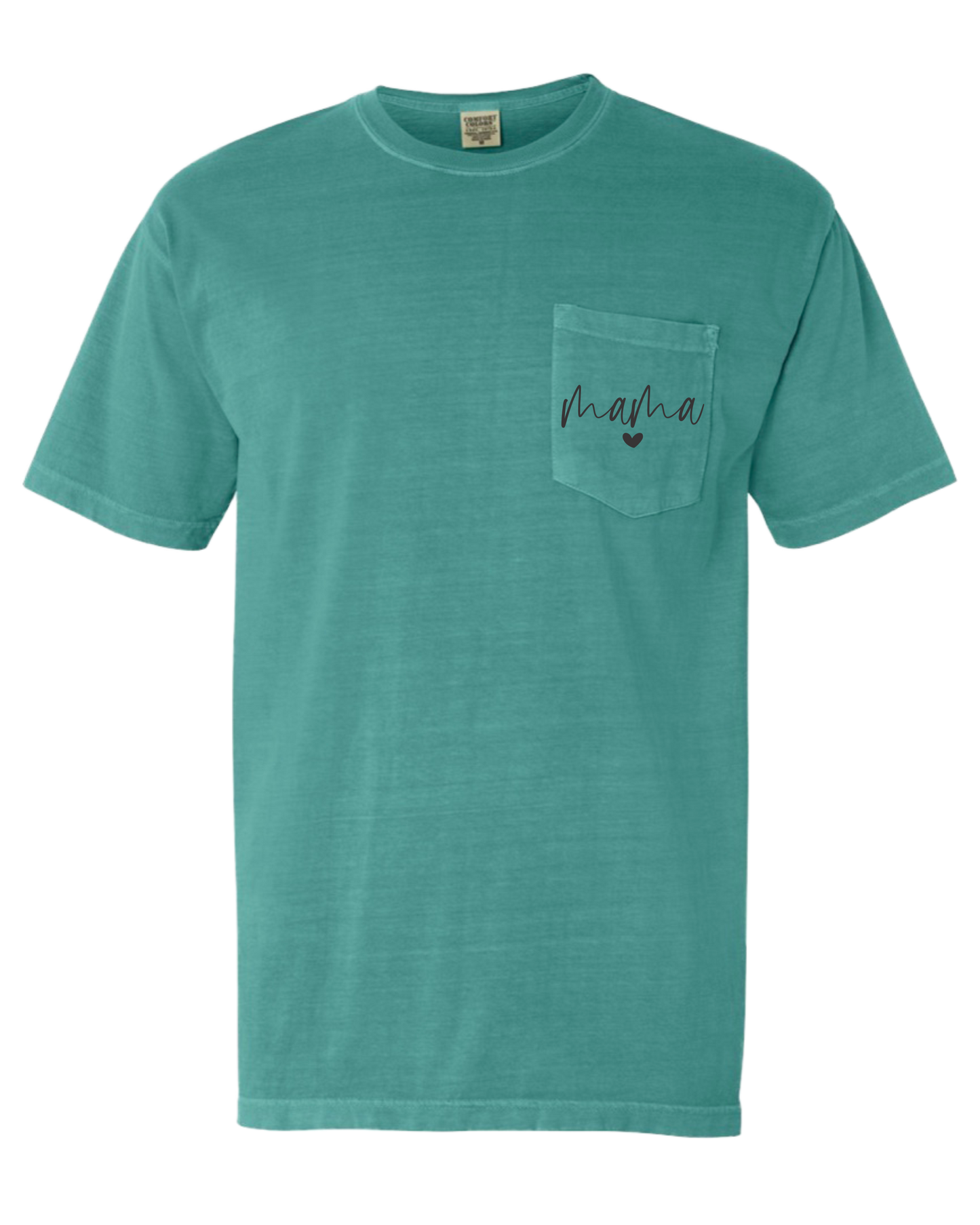 Seafoam Pocket Mama Graphic Tee