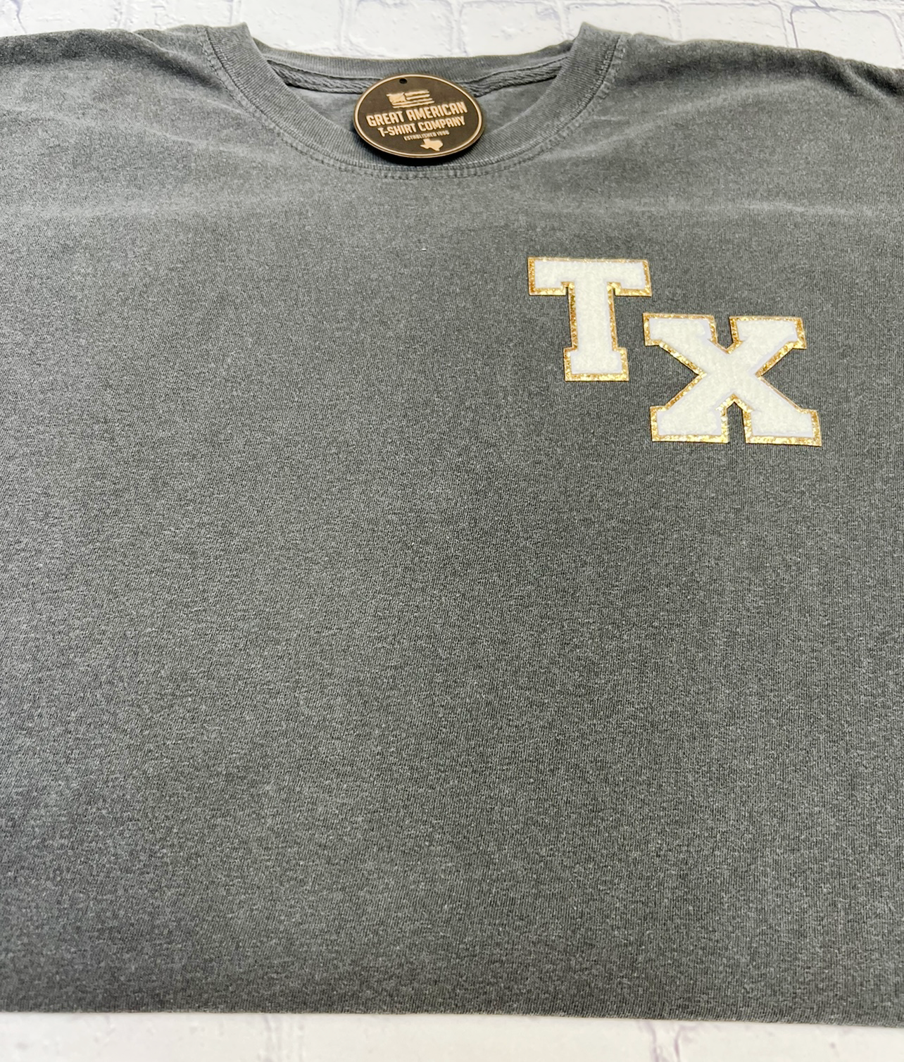 TX Glitter Patch Graphic Tee