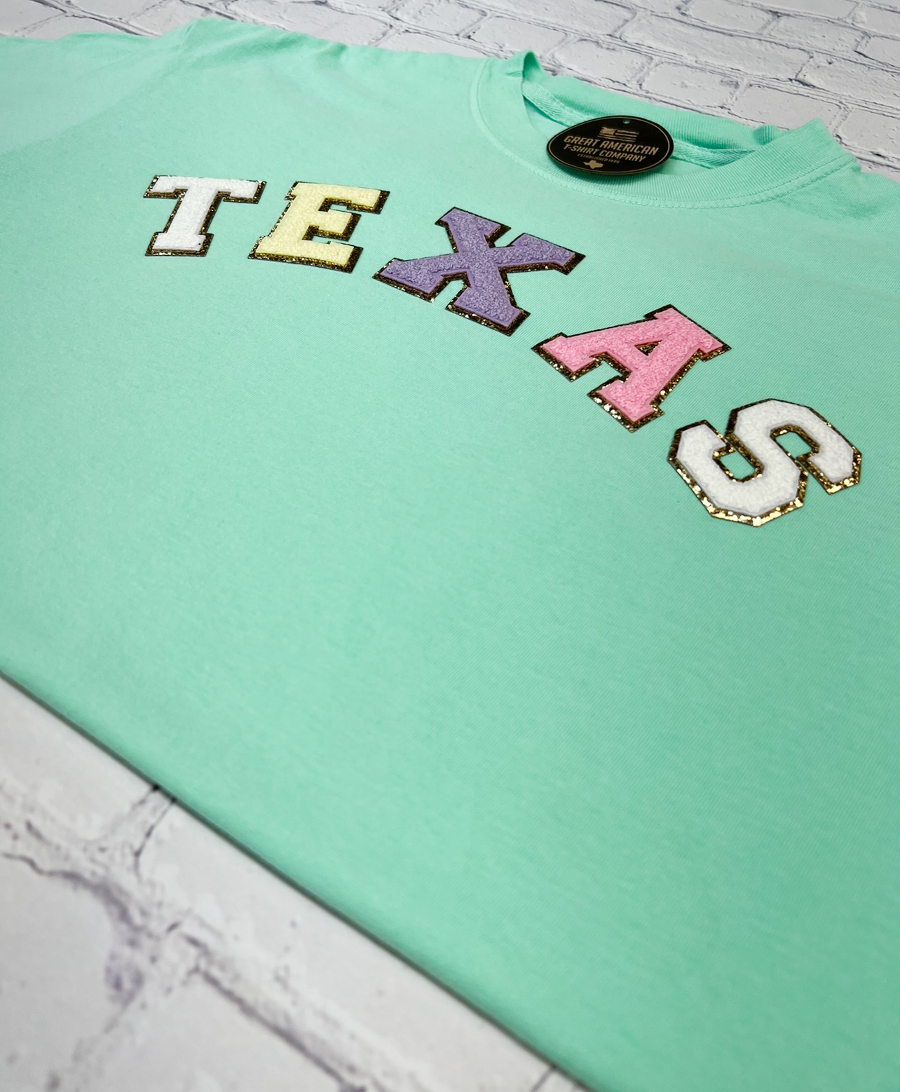 Texas Glitter Patch Graphic Tee