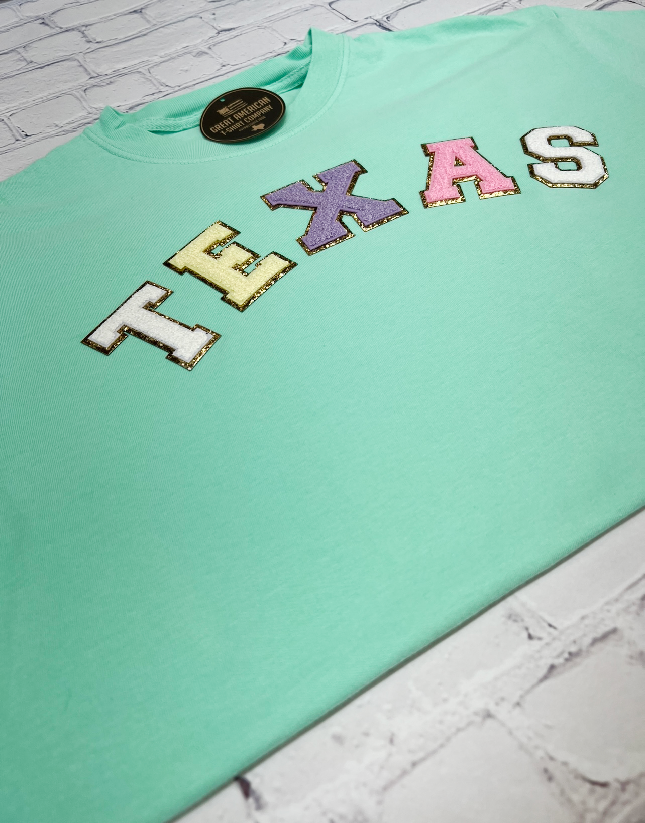 Texas Glitter Patch Graphic Tee