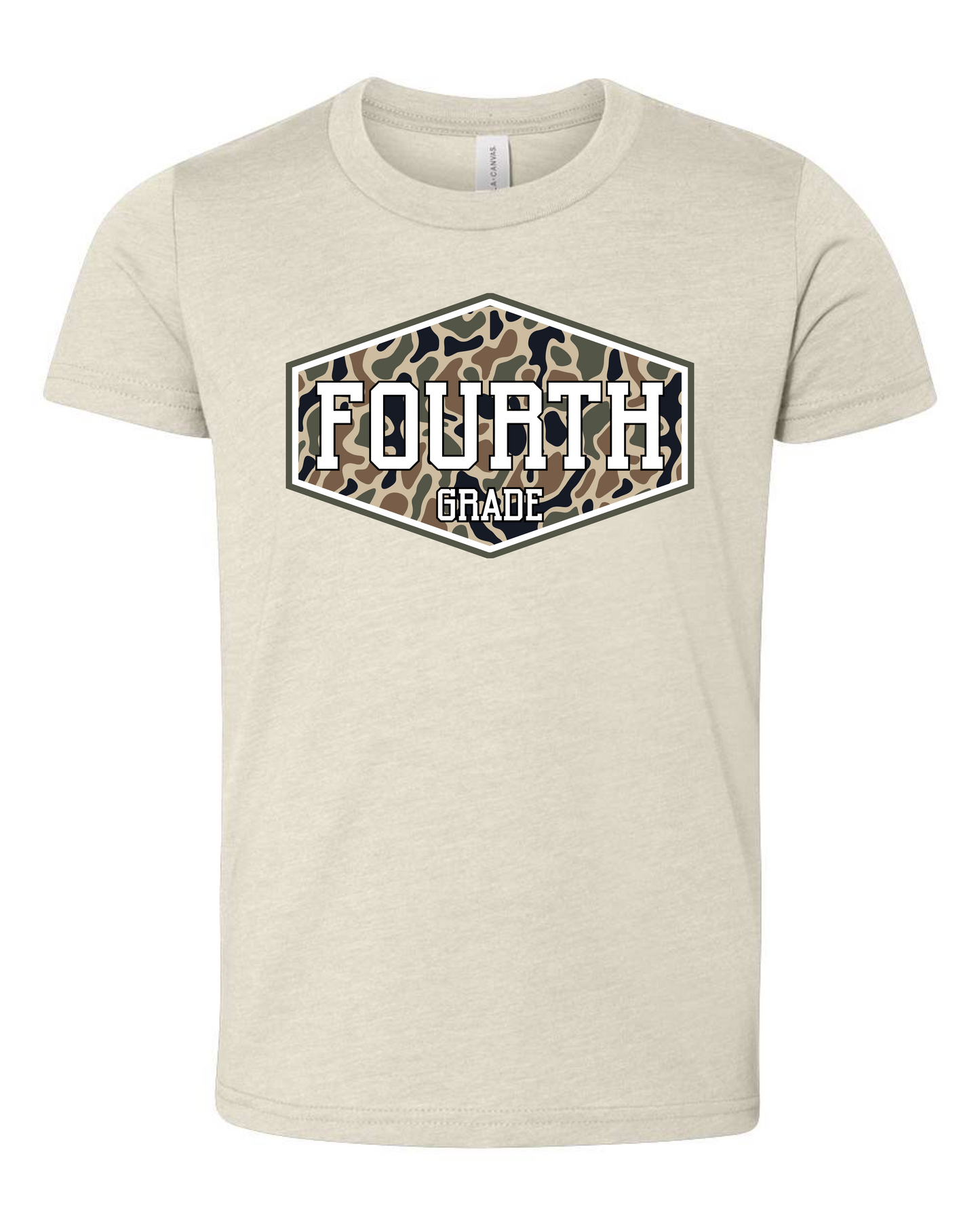 Camo Grade - Pre-K to 4th Graphic Tee