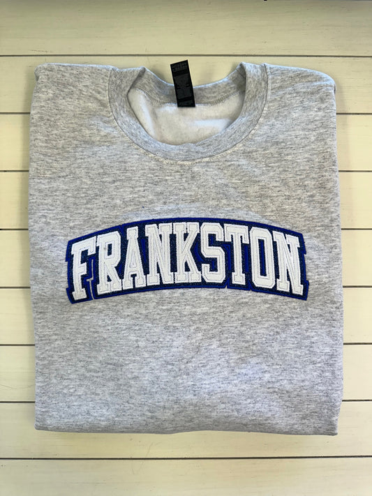 Frankston Indians Glitter Embroidered Sweatshirt