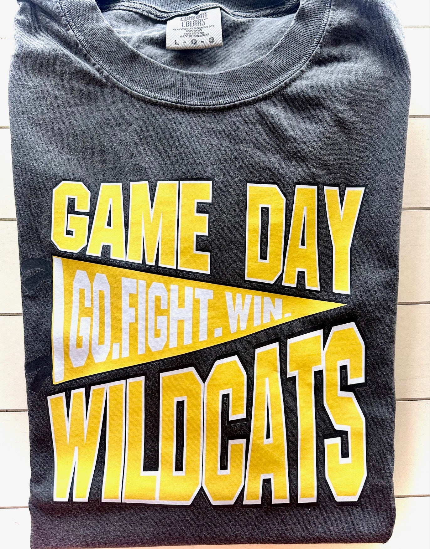 Cayuga Wildcats Game Day Pennant Spirit Tee