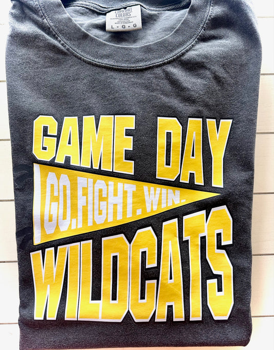 Cayuga Wildcats Game Day Pennant Spirit Tee