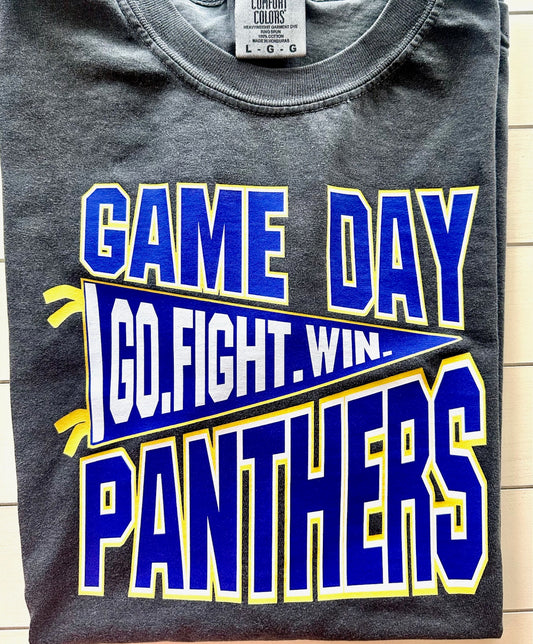 Oakwood Panthers Game Day Pennant Spirit Tee