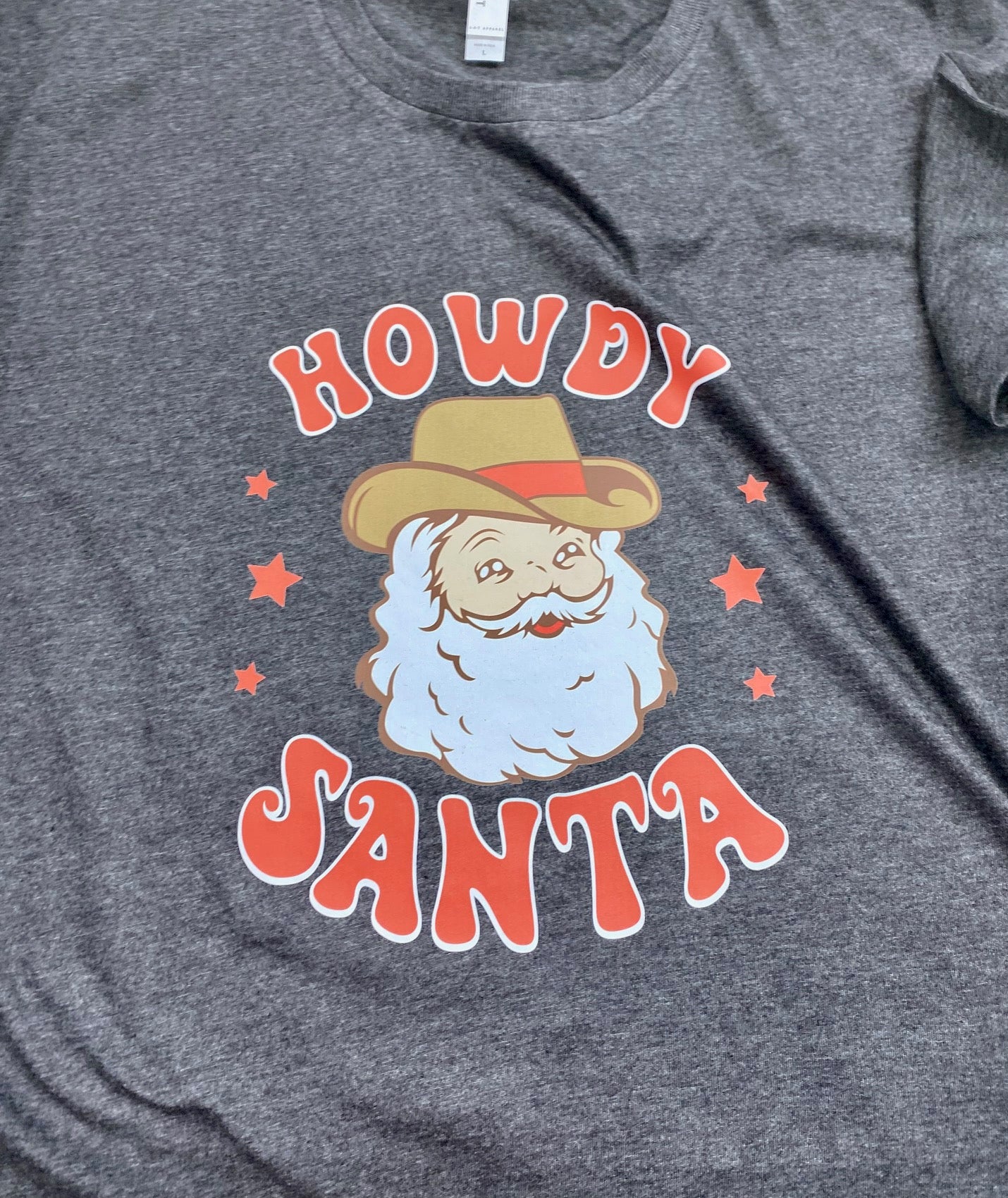 Howdy Santa Retro Graphic Tee
