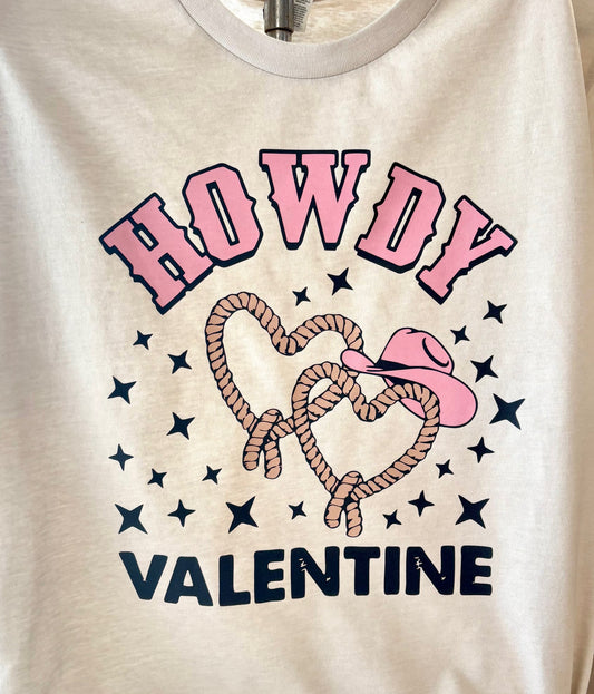 Howdy Valentine - Valentine Graphic Tee