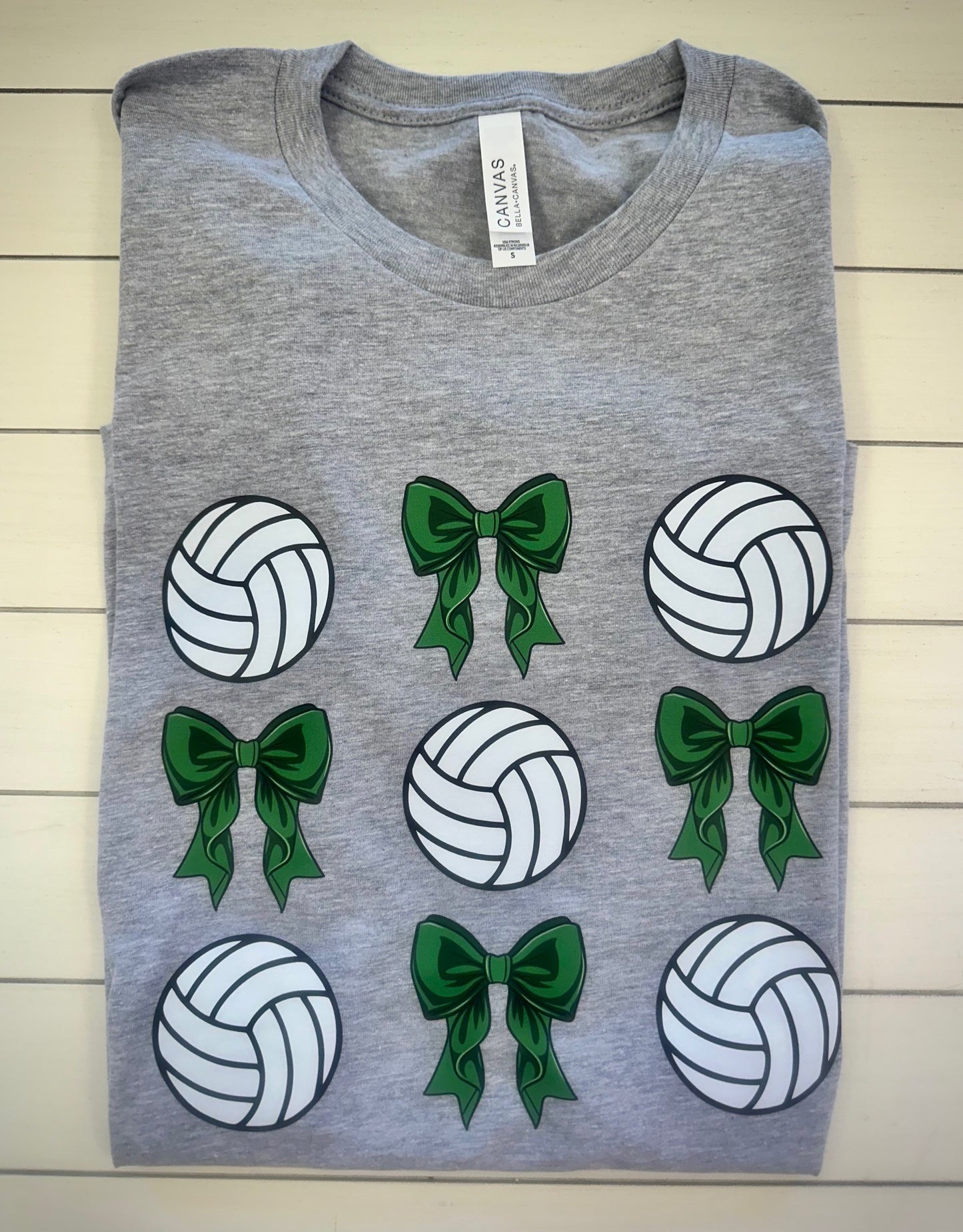 Neches Volleyballs and Bows Graphic Tee