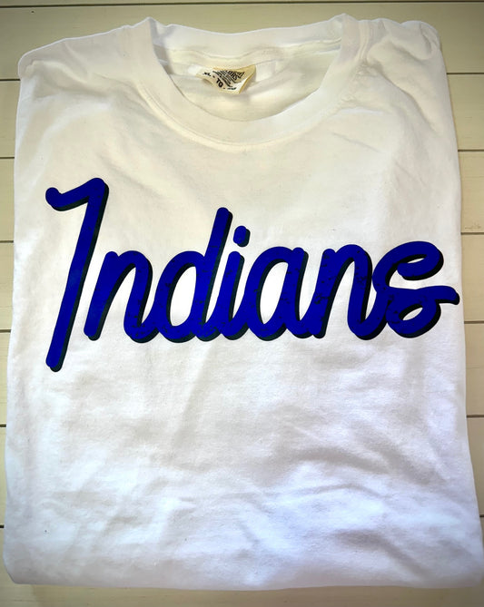 Frankston Indians School Script Spirit Tee