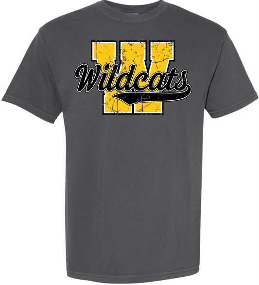 Unisex Initial Spirit Graphic Tee - Cayuga Wildcats