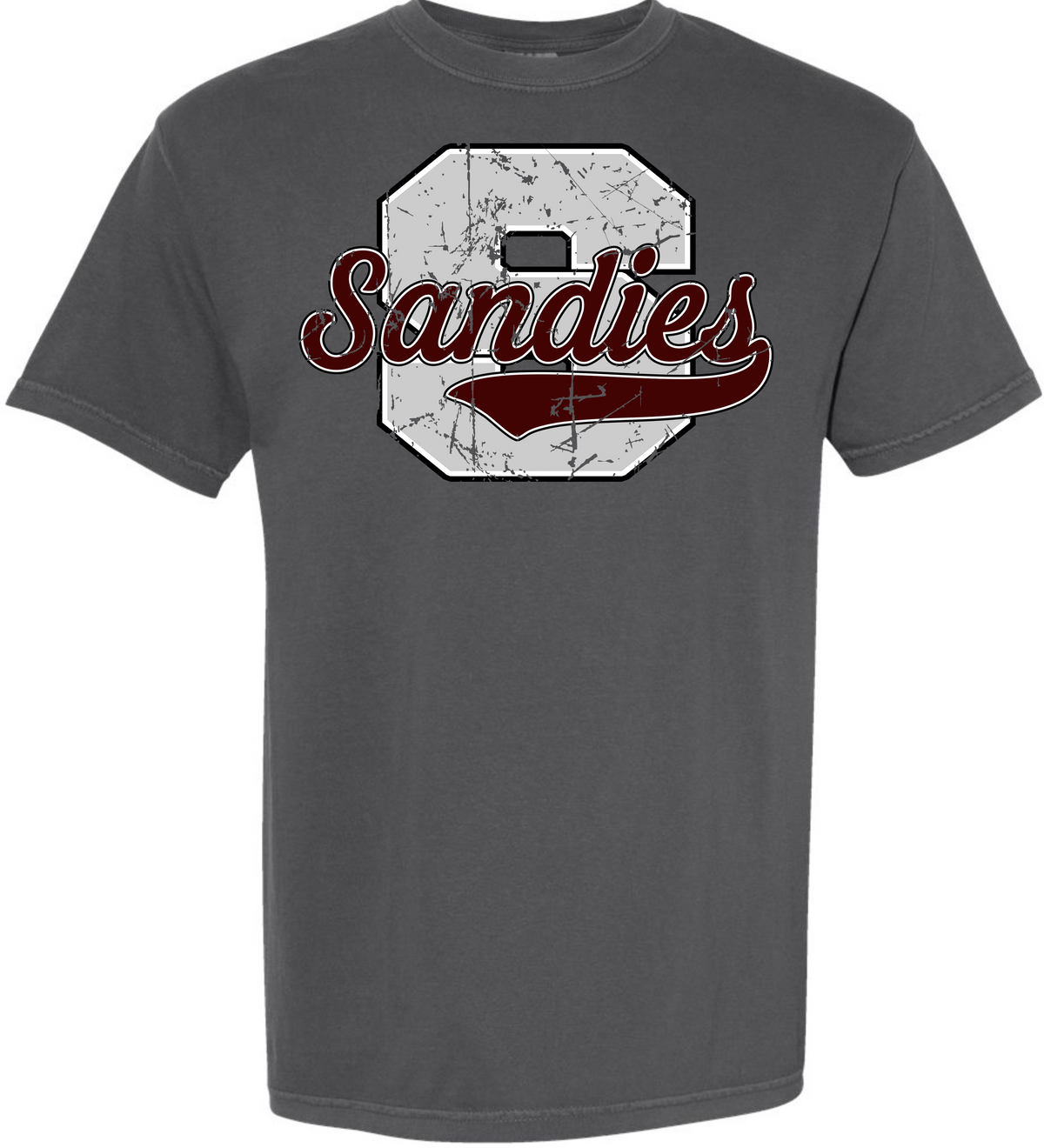 Unisex Initial Spirit Graphic Tee - Grapeland Sandies