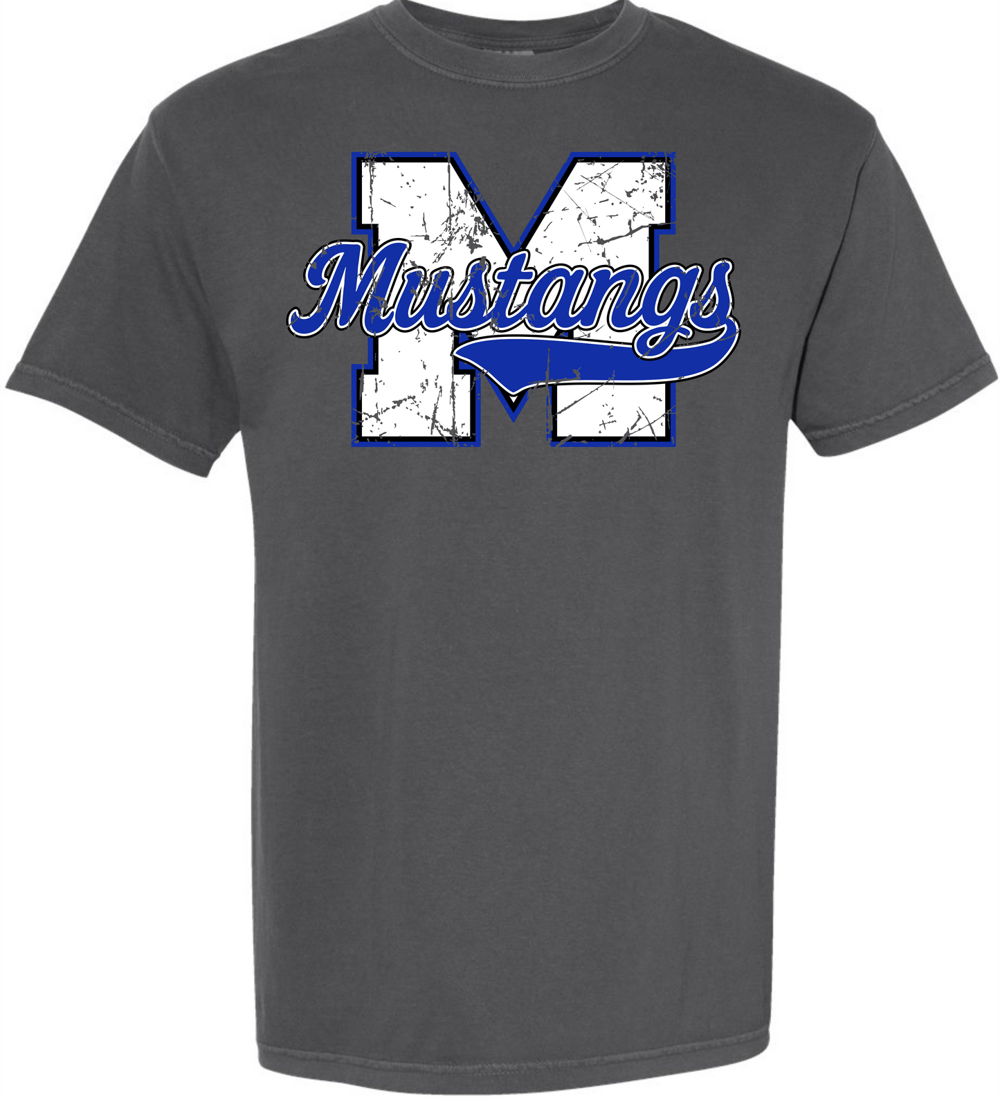 Unisex Initial Spirit Graphic Tee - Slocum Mustangs