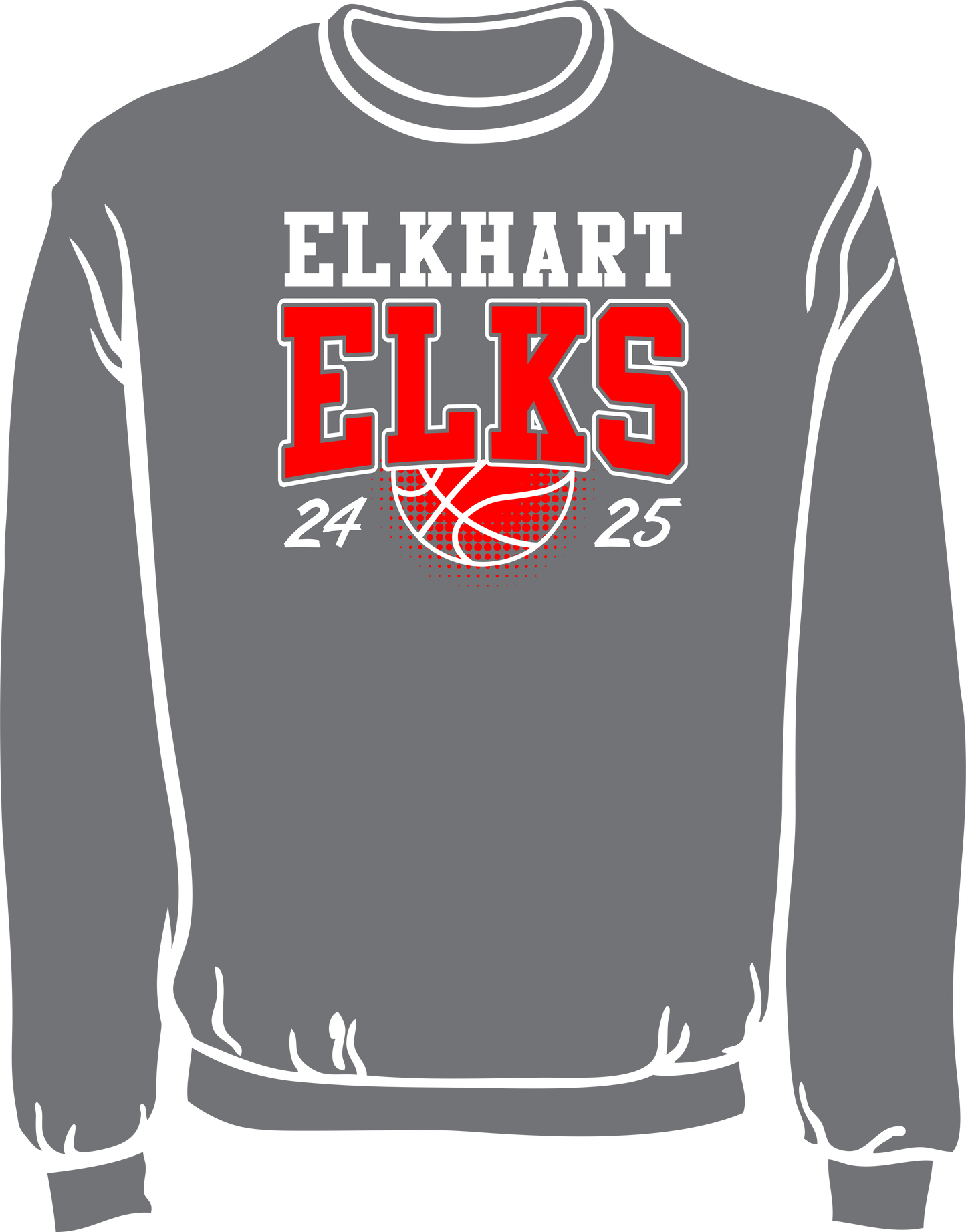 Elkhart Basketball 2024 (Vaughn) - Sweatshirt