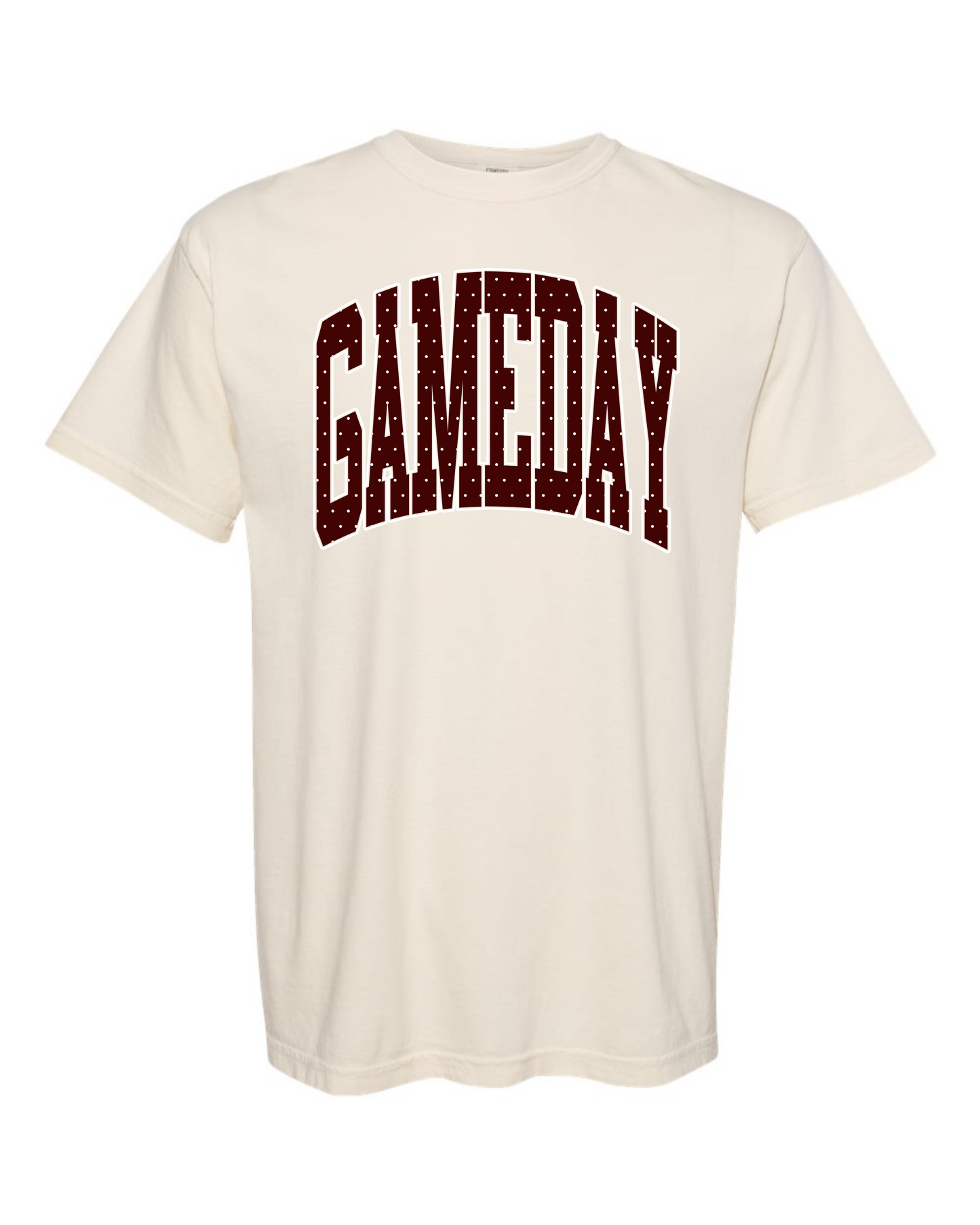 Polka Dot Game Day - Spirit Colors Graphic Tee