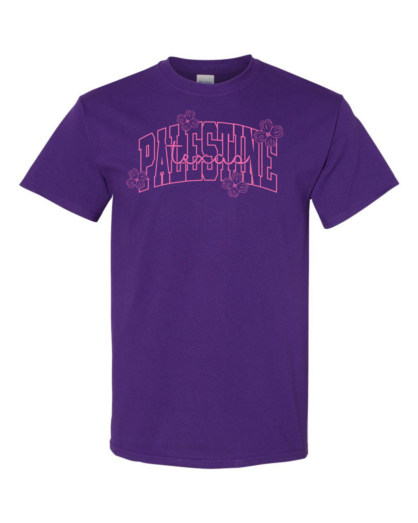 Palestine Texas w/Dogwoods Graphic Tee - Multicolors