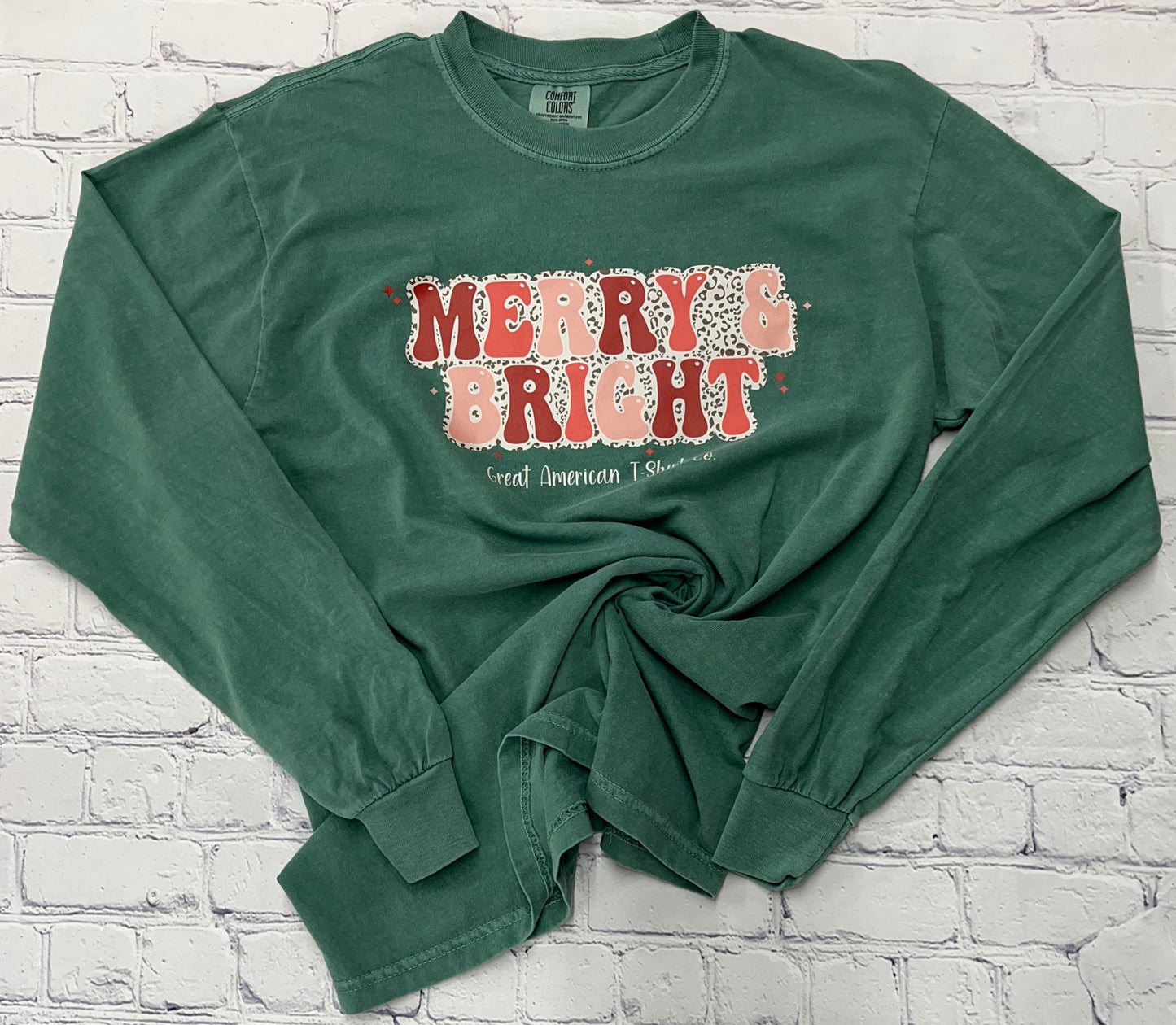 Merry & Bright Long Sleeve Graphic Tee