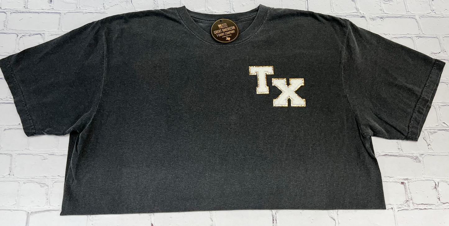 TX Glitter Patch Graphic Tee