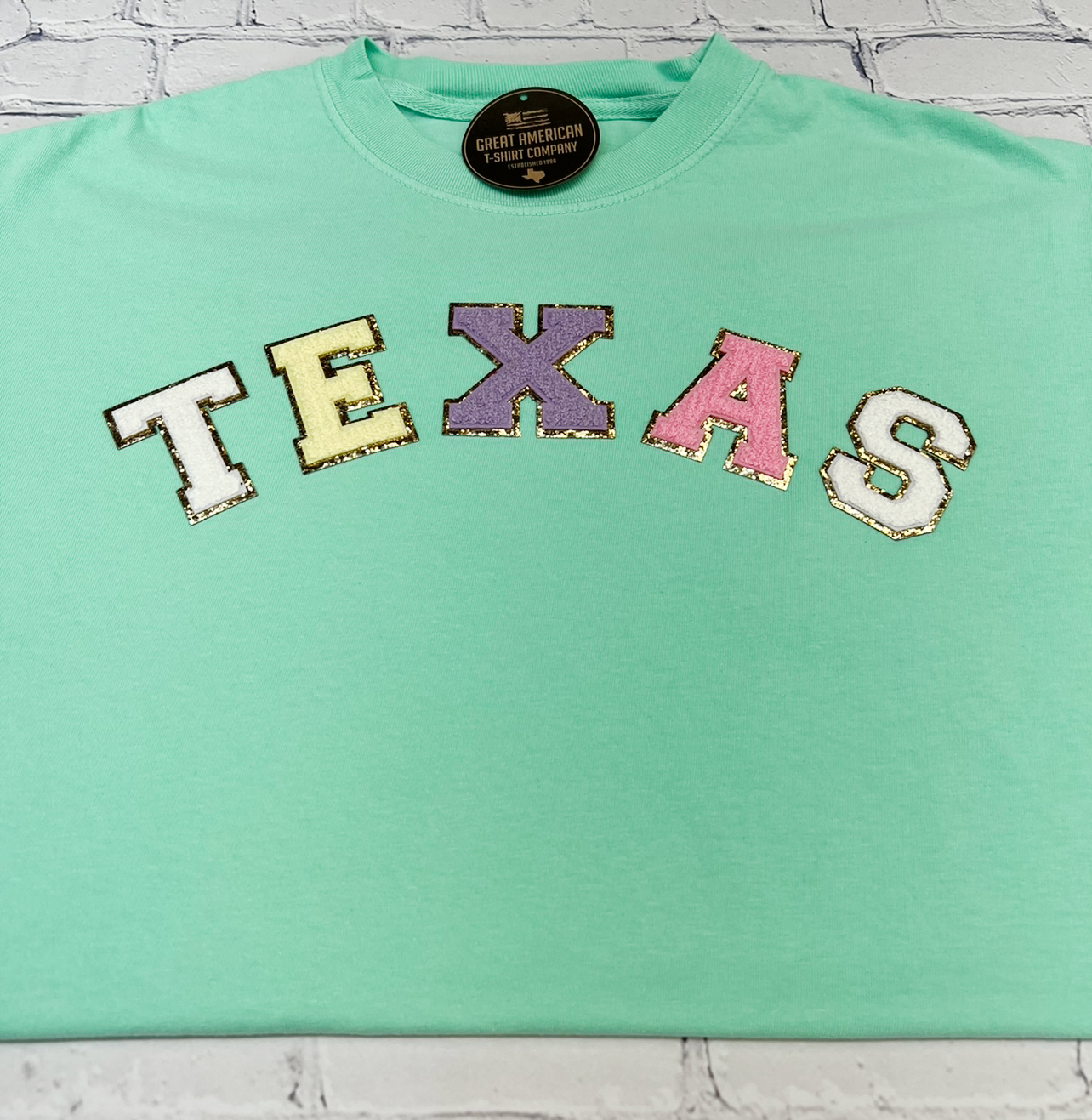Texas Glitter Patch Graphic Tee